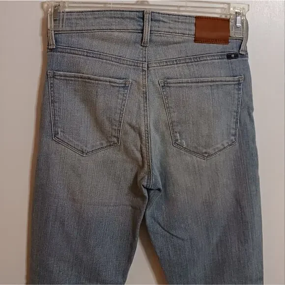 Lucky Brand Bridgette Skinny sz 0/25 light wash distressed - Picture 5 of 13